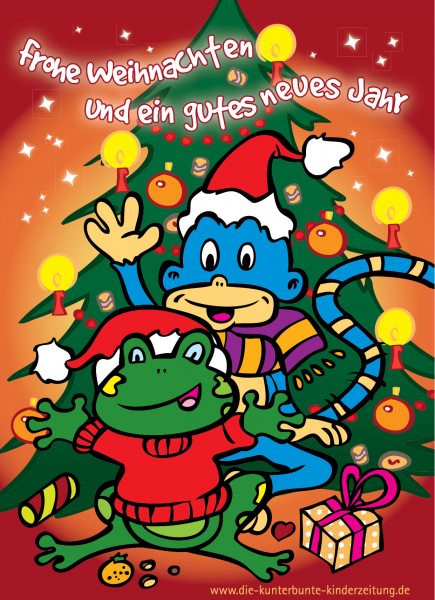 Weihnachten, Postkarte